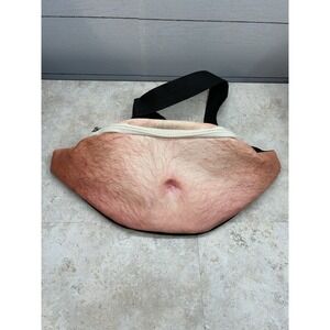 Dad Bag Waist Fanny Pack - Funny Lifelike Beer Belly Dad Bod White Elephant Gift